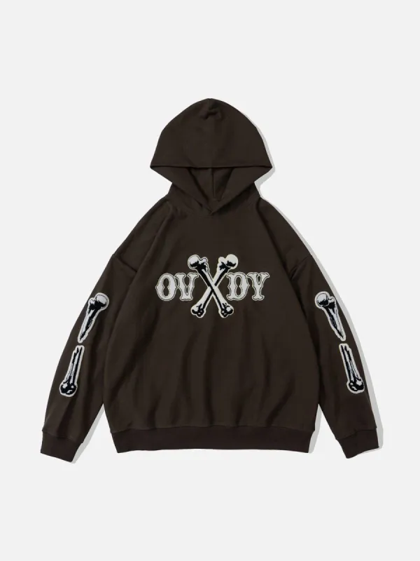 Aelfric Eden Flocking Skeleton Hoodie sold by Aelfric Eden