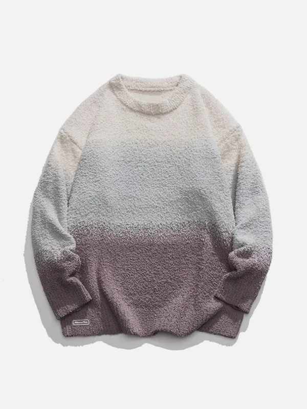 Aelfric Eden Three Colour Gradients Soft Sweater sold by Aelfric Eden