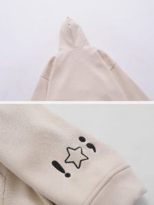 Aelfric Eden Knitting Embroidery Star Hoodie sold by Aelfric Eden