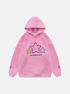 Aelfric Eden Knitting Embroidery Star Hoodie sold by Aelfric Eden