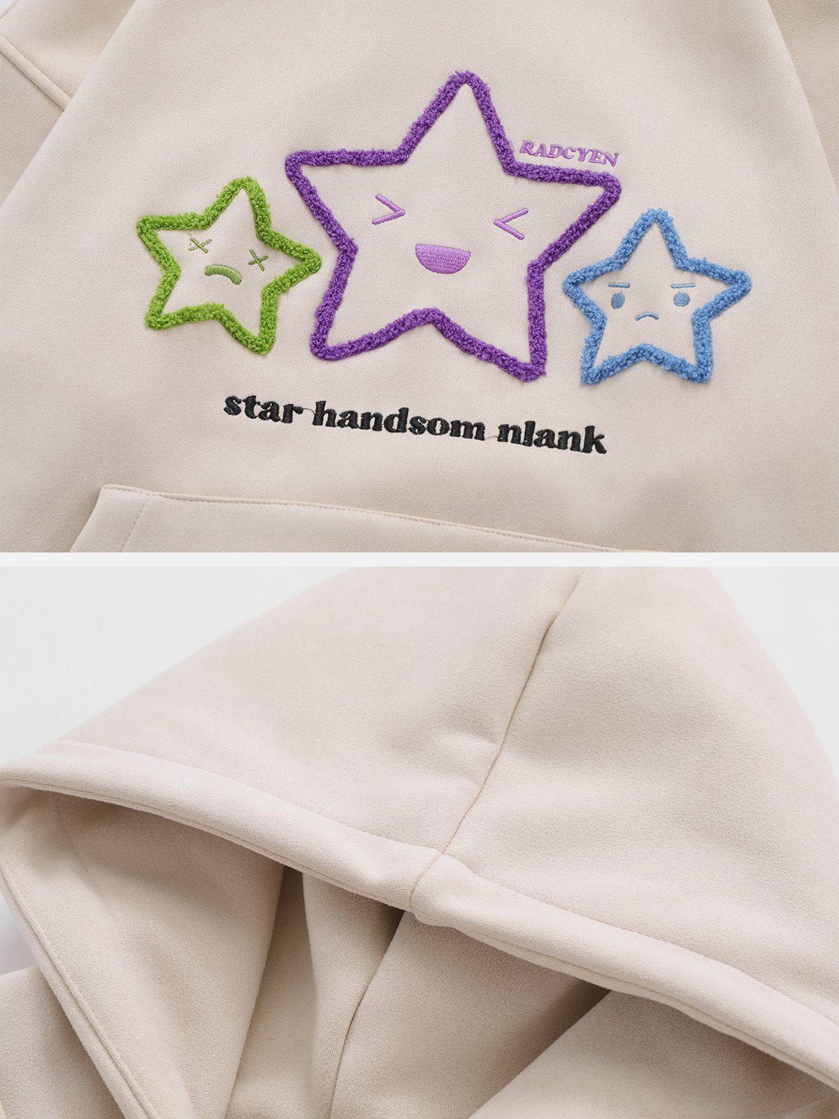 Aelfric Eden Knitting Embroidery Star Hoodie sold by Aelfric Eden product image thumbnail 9
