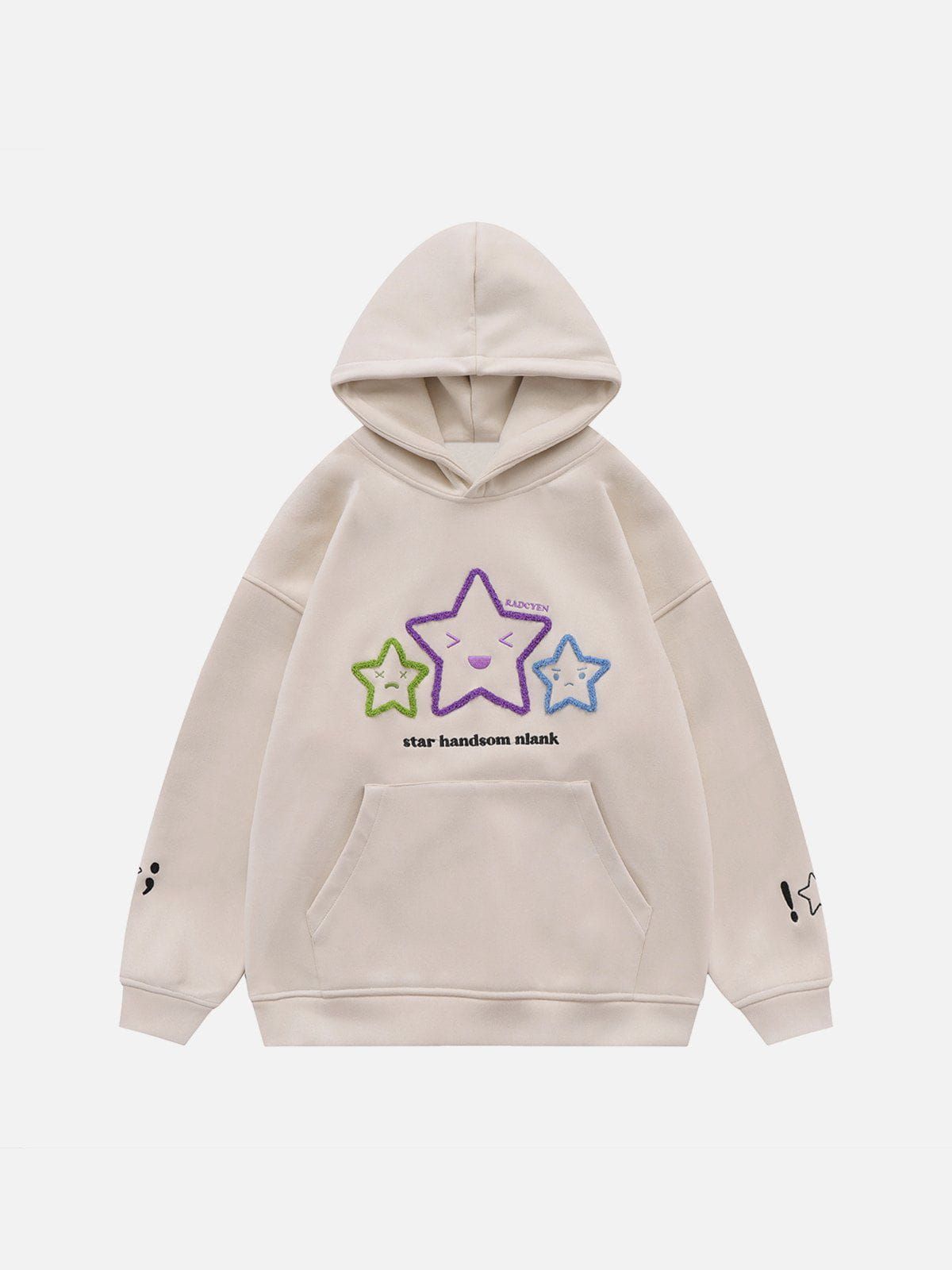 Aelfric Eden Knitting Embroidery Star Hoodie sold by Aelfric Eden