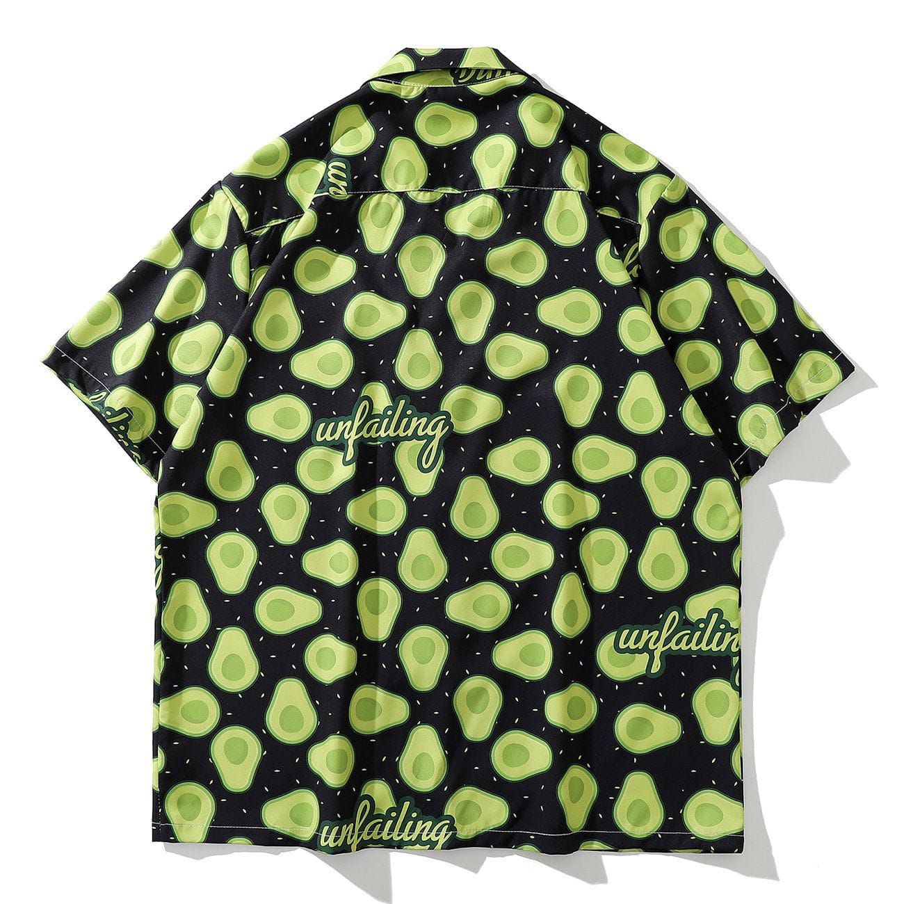 Aelfric Eden Avocado Print Short Sleeve Shirt sold by Aelfric Eden product image thumbnail 4
