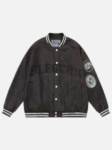 Aelfric Eden Embroidery Badge Varsity Jacket sold by Aelfric Eden