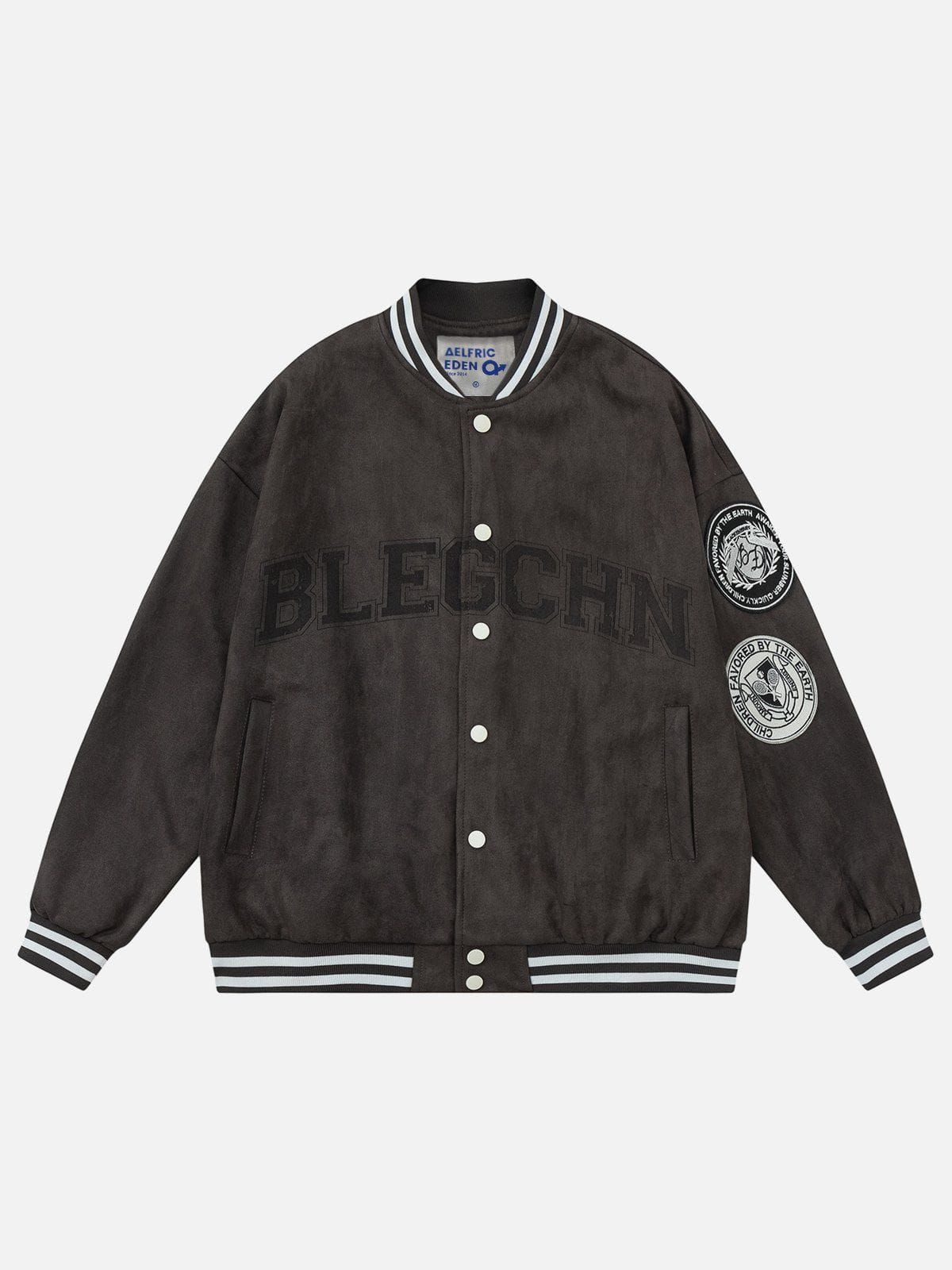 Aelfric Eden Embroidery Badge Varsity Jacket sold by Aelfric Eden