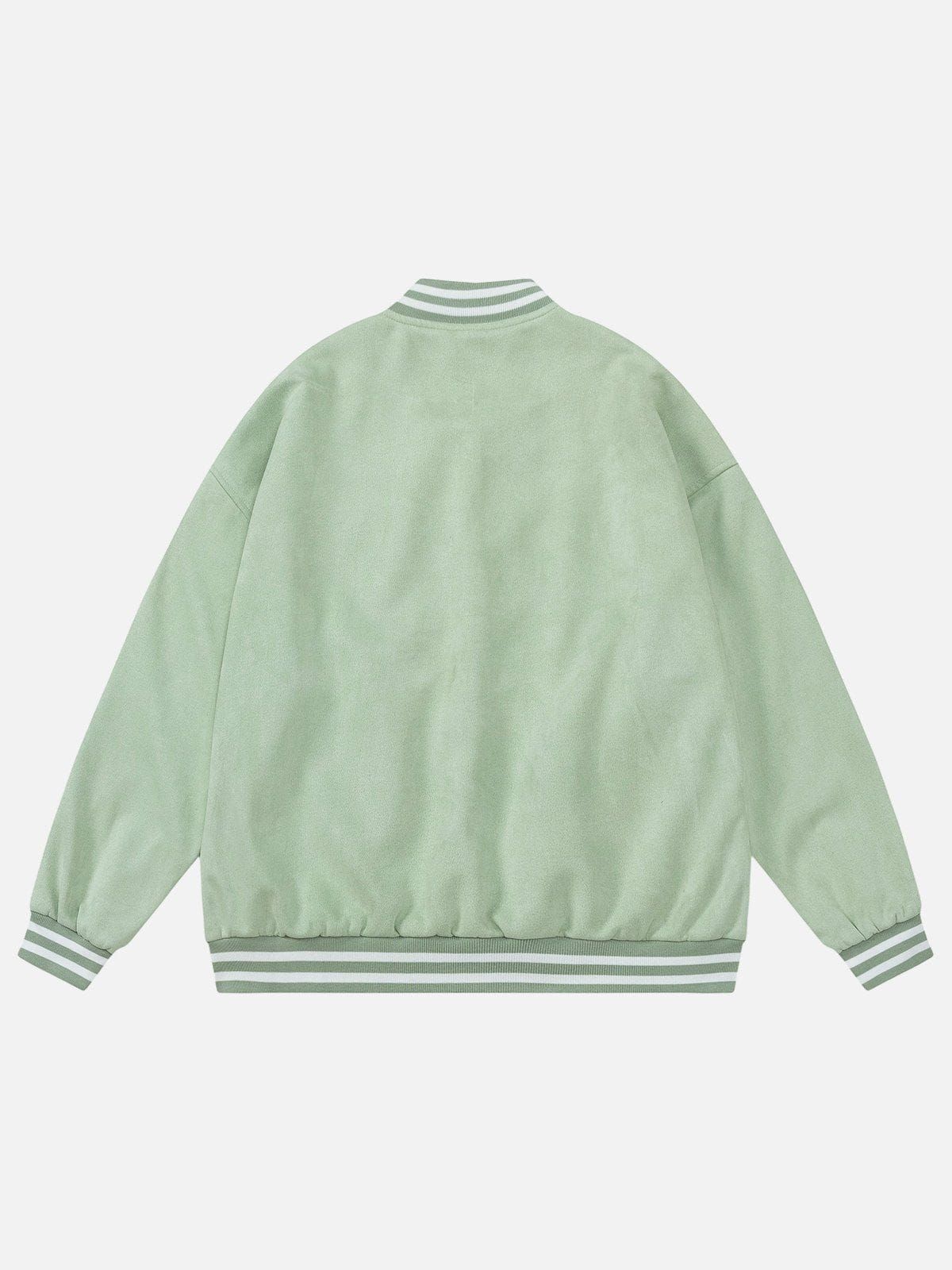 Aelfric Eden Embroidery Badge Varsity Jacket sold by Aelfric Eden product image thumbnail 3