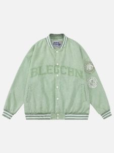 Aelfric Eden Embroidery Badge Varsity Jacket sold by Aelfric Eden