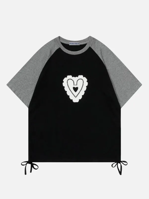 Aelfric Eden Embroidery Heart Tee sold by Aelfric Eden