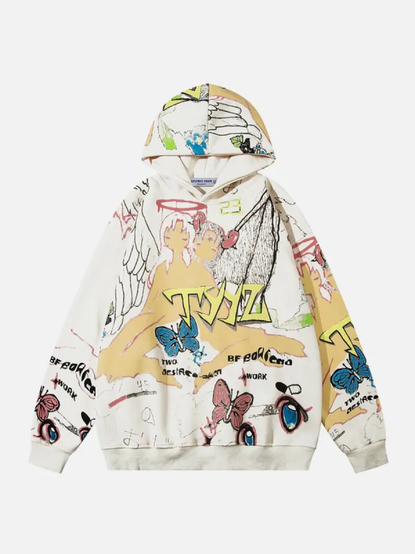 Aelfric Eden Animation Doodle Hoodie sold by Aelfric Eden