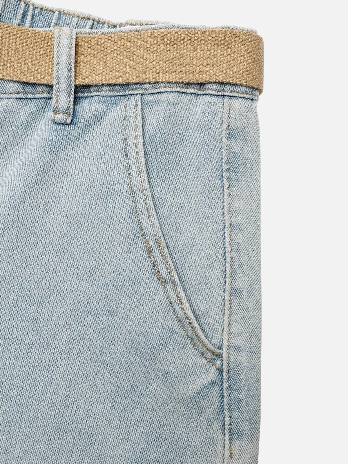 Aelfric Eden Vintage Washed Belt Jorts sold by Aelfric Eden product image thumbnail 3