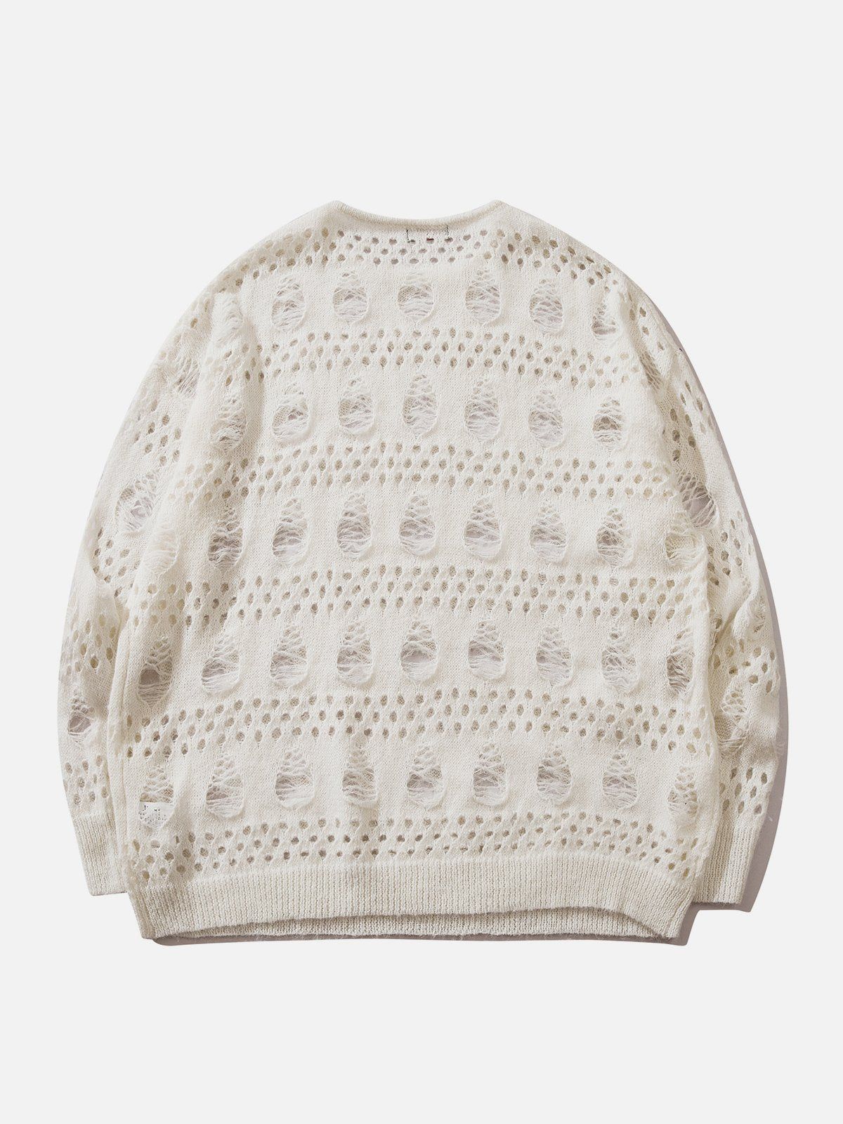 Multi Distressed Wool Blend Sweater sold by Aelfric Eden product image thumbnail 3