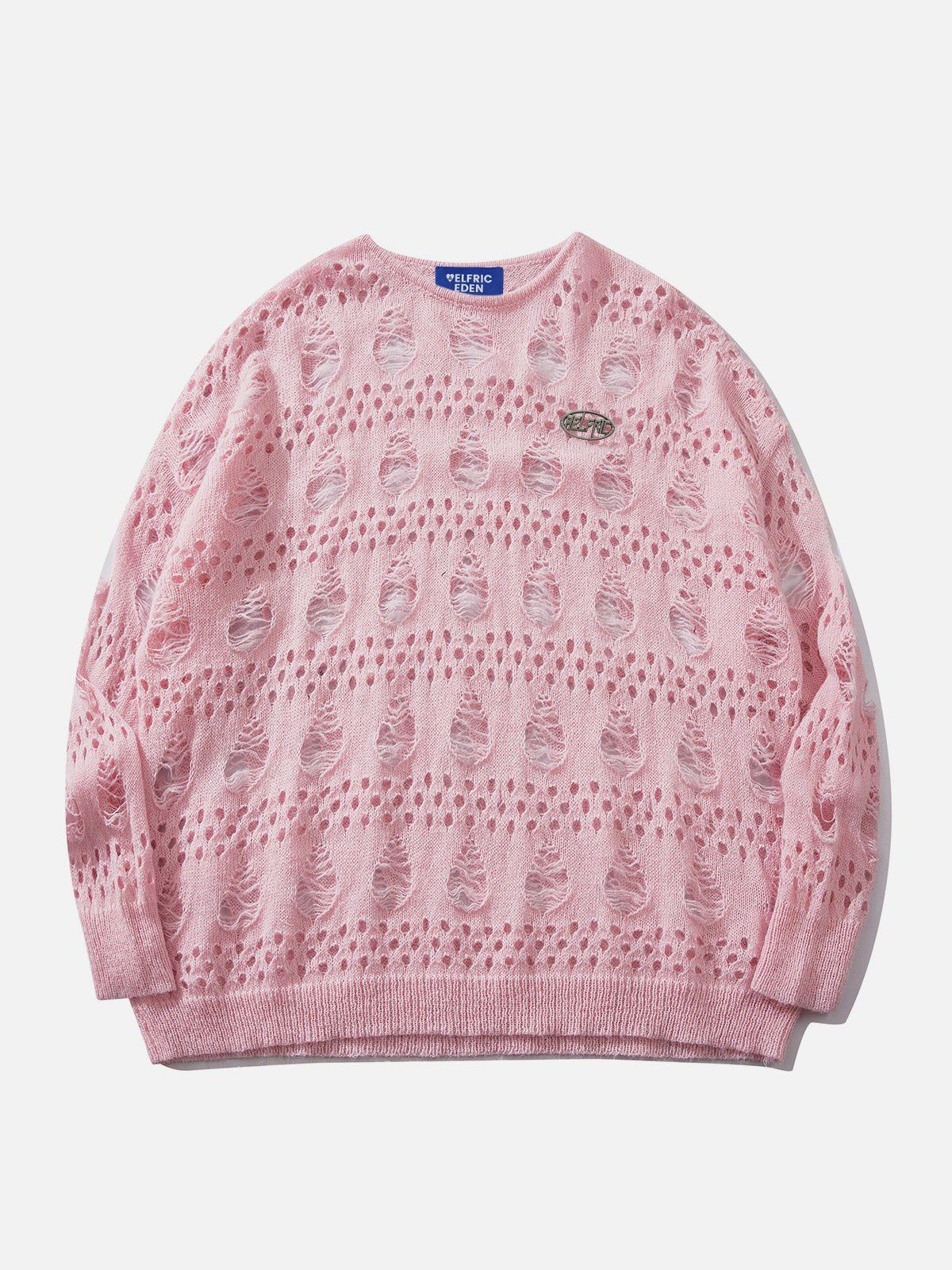 Multi Distressed Wool Blend Sweater sold by Aelfric Eden product image thumbnail 2