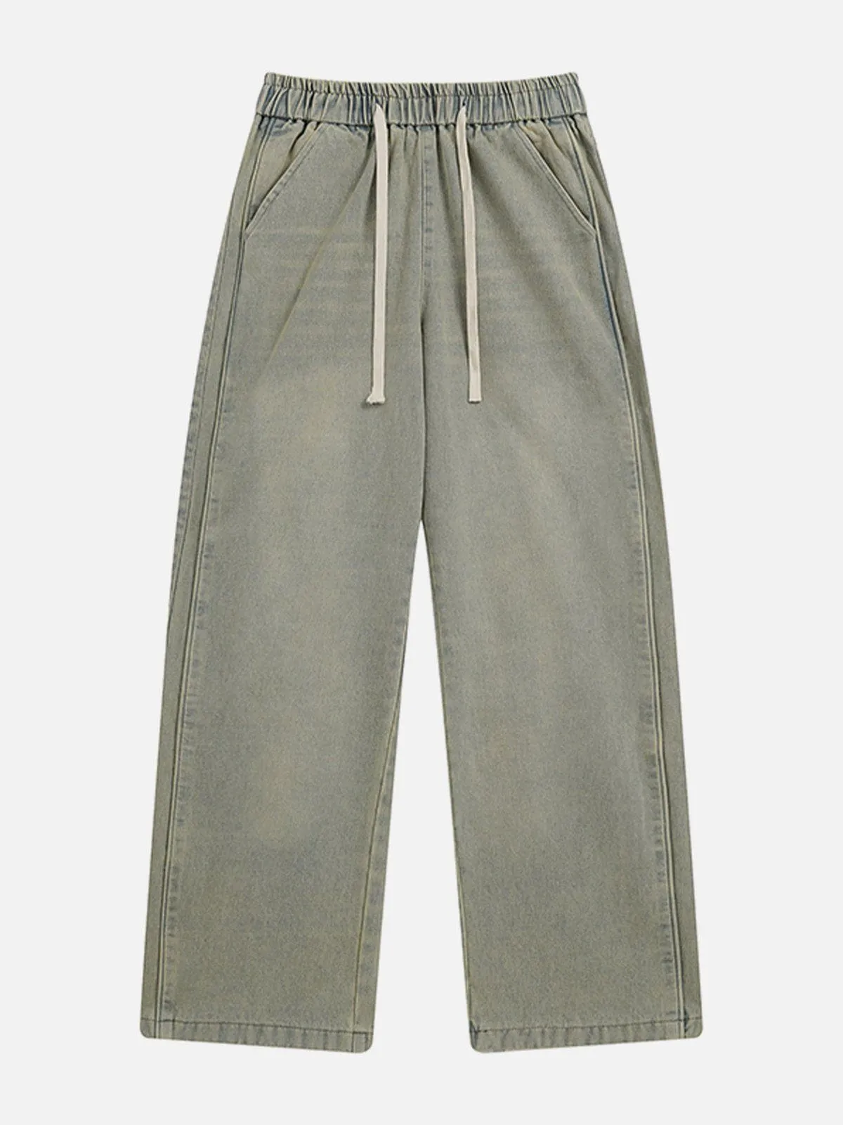 Aelfric Eden Vintage Drawstring Washed Loose Jeans sold by Aelfric Eden