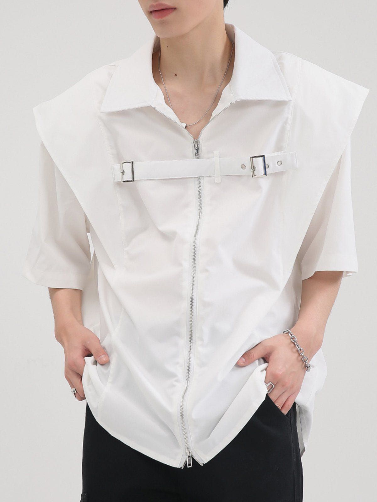 Aelfric Eden Shoulder Cover Short Sleeve Shirts sold by Aelfric Eden product image thumbnail 4