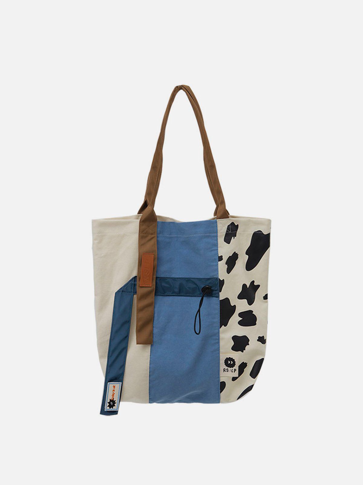 Patchwork Cow Pattern Tote Bag sold by Aelfric Eden