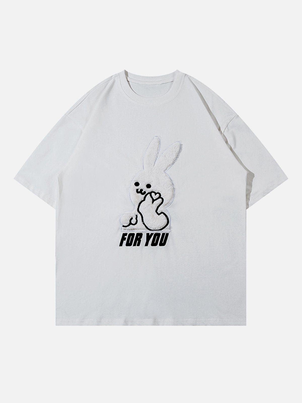 Aelfric Eden Cute Love Rabbit Graphic Tee sold by Aelfric Eden product image thumbnail 2