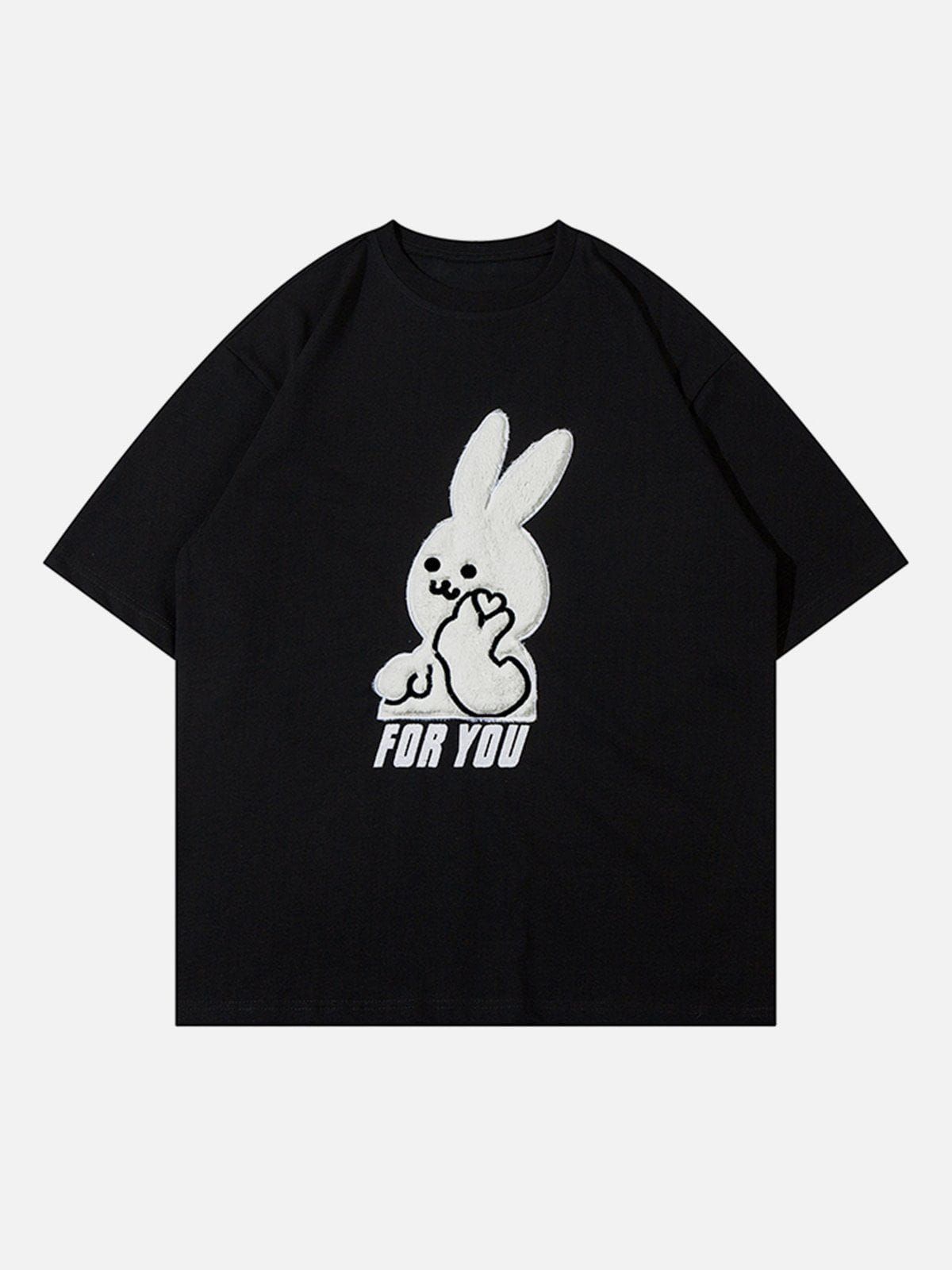 Aelfric Eden Cute Love Rabbit Graphic Tee sold by Aelfric Eden
