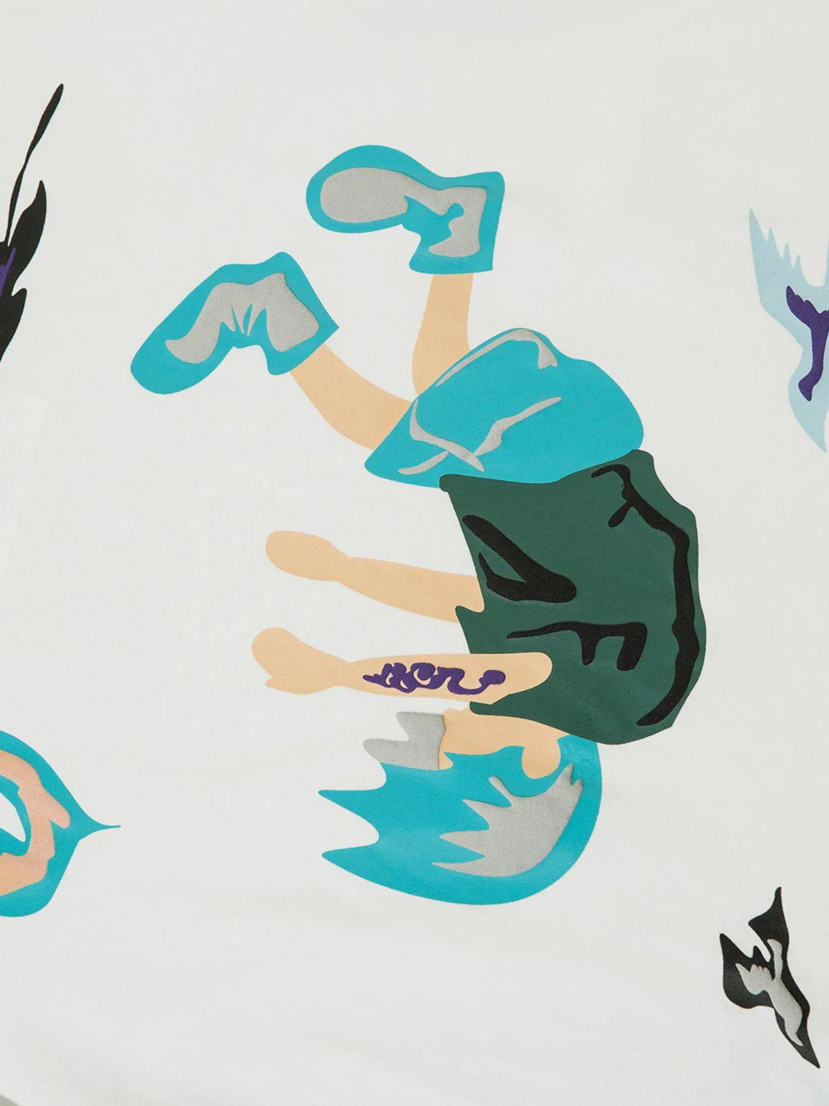 Aelfric Eden Cartoon Character Print Tee sold by Aelfric Eden product image thumbnail 4