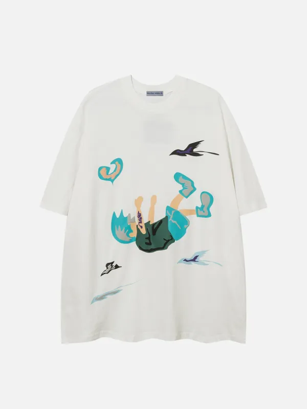 Aelfric Eden Cartoon Character Print Tee sold by Aelfric Eden