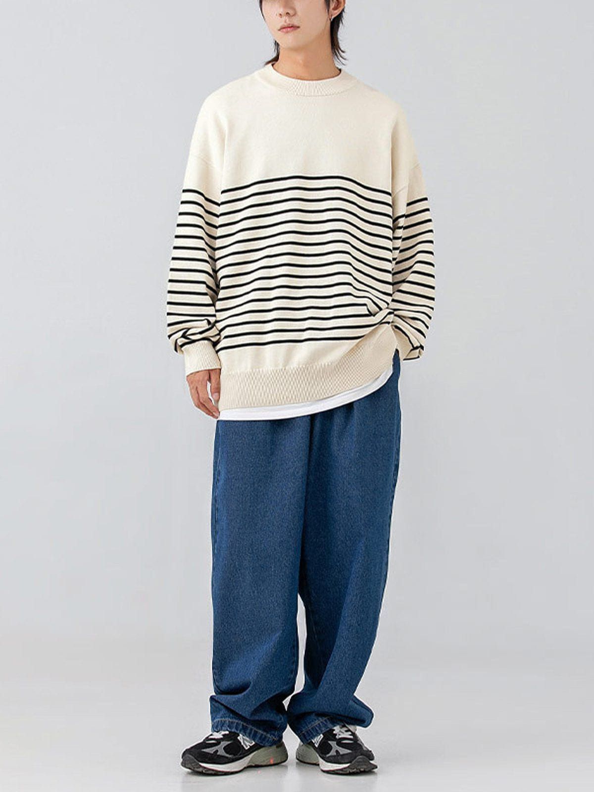 Aelfric Eden Vintage Striped Knit Sweater sold by Aelfric Eden product image thumbnail 2