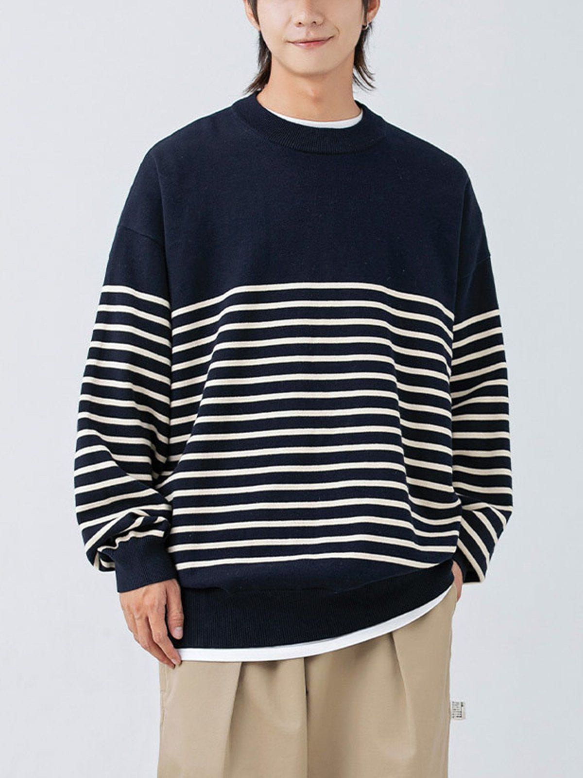 Aelfric Eden Vintage Striped Knit Sweater sold by Aelfric Eden product image thumbnail 5