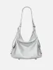 Basic Multi Pocket Faux Leather Bag sold by Aelfric Eden