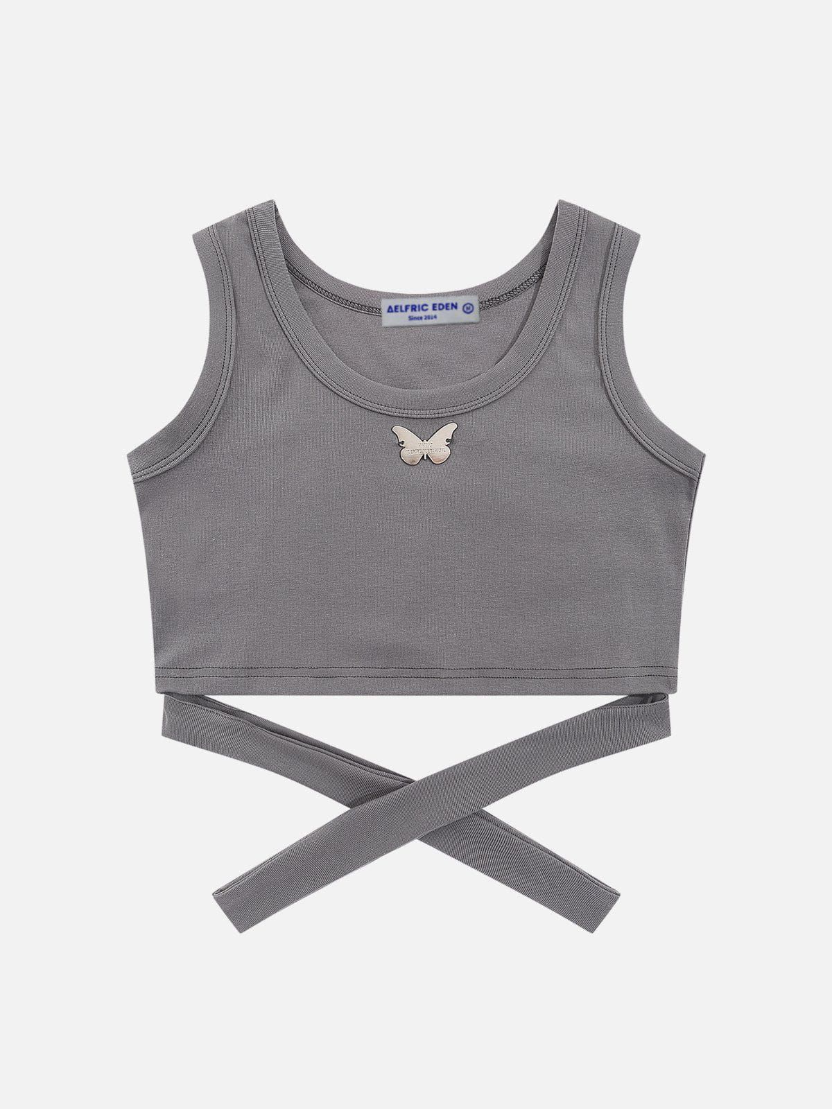 Metallic Butterfly Tank Top sold by Aelfric Eden product image thumbnail 3