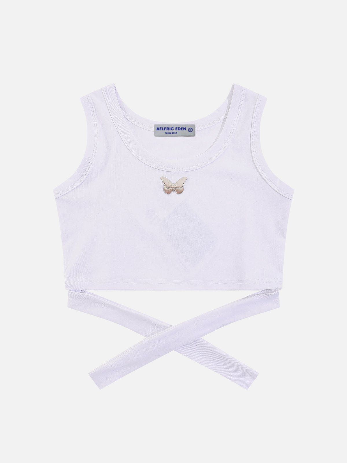 Metallic Butterfly Tank Top sold by Aelfric Eden product image thumbnail 2