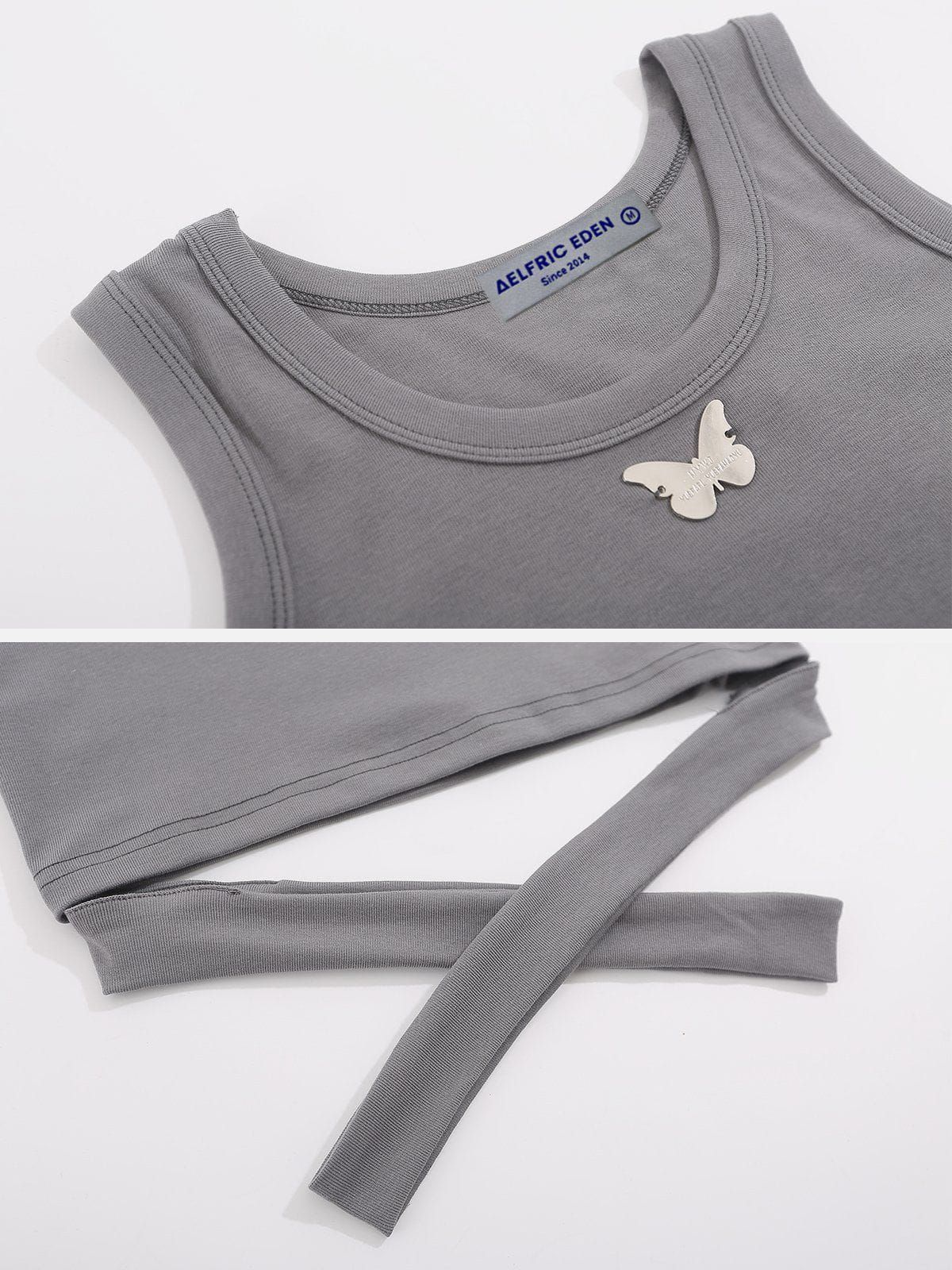 Metallic Butterfly Tank Top sold by Aelfric Eden product image thumbnail 5