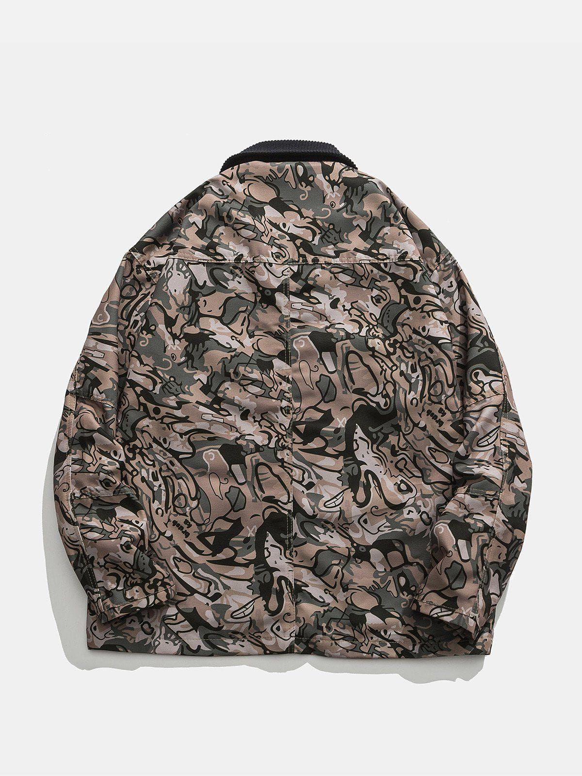 Aelfric Eden Camouflage Multi Pocket Jacket sold by Aelfric Eden product image thumbnail 2