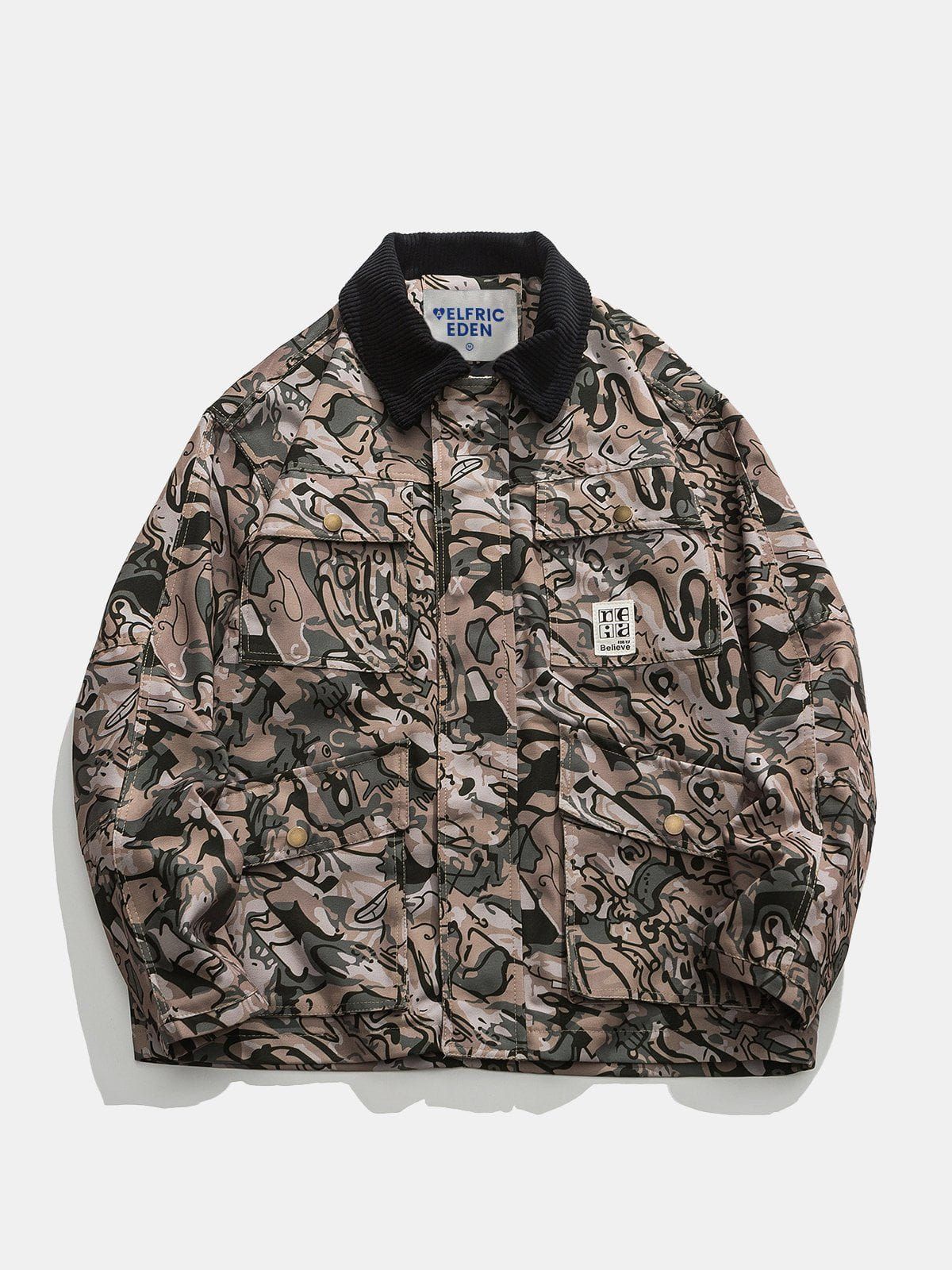 Aelfric Eden Camouflage Multi Pocket Jacket sold by Aelfric Eden