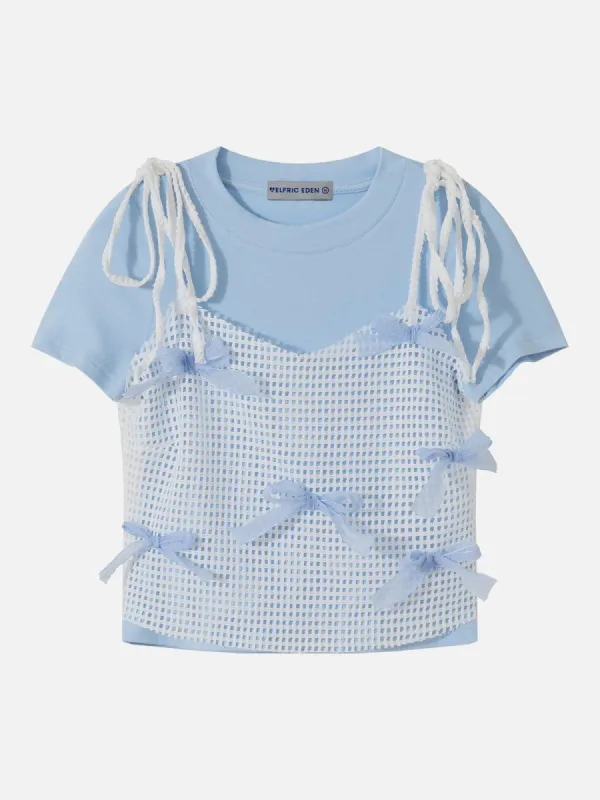 Aelfric Eden Cut-Out Patchwork Tee made by Aelfric Eden