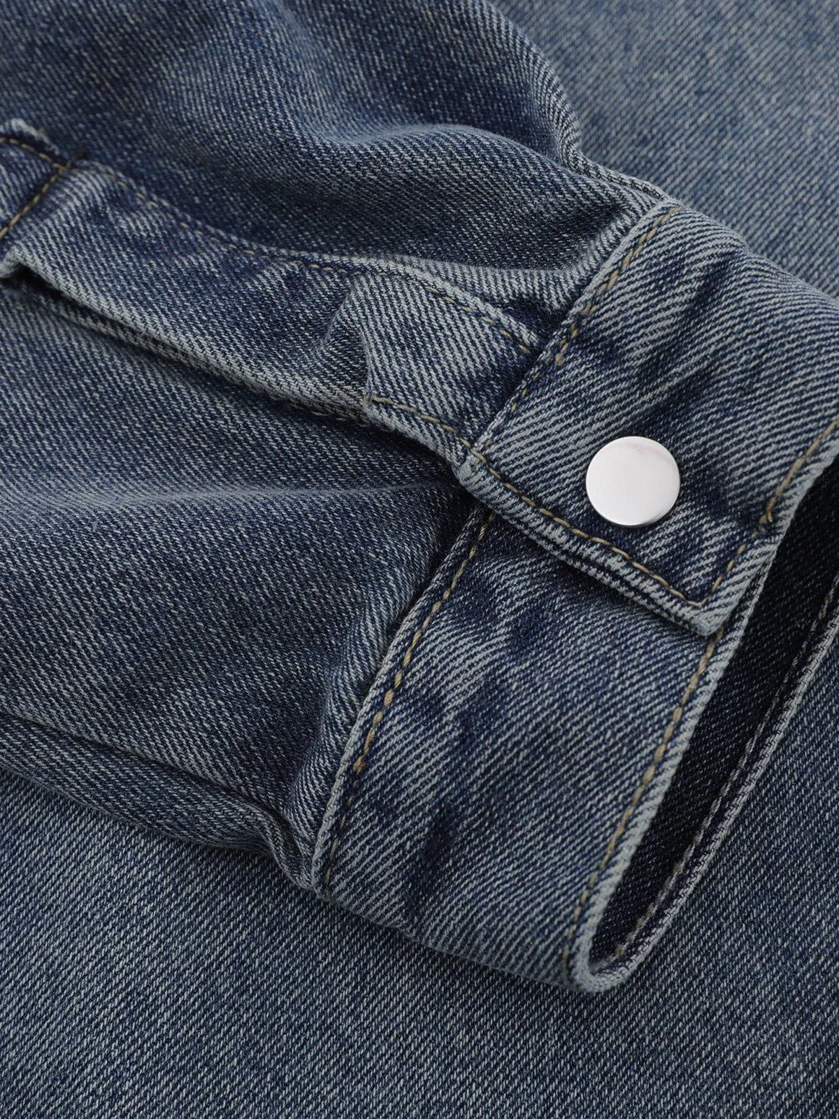 Aelfric Eden Vintage Denim Long Sleeve Shirt sold by Aelfric Eden product image thumbnail 4