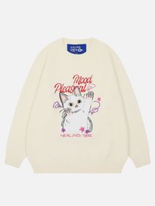 Aelfric Eden Cat Flocking Sweater sold by Aelfric Eden