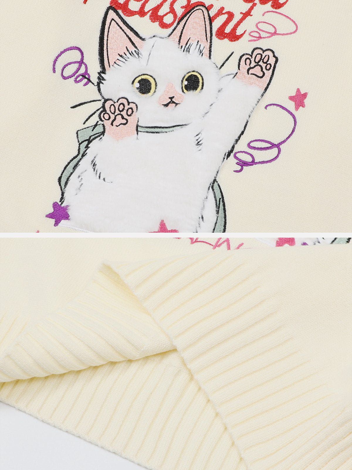 Aelfric Eden Cat Flocking Sweater sold by Aelfric Eden product image thumbnail 5