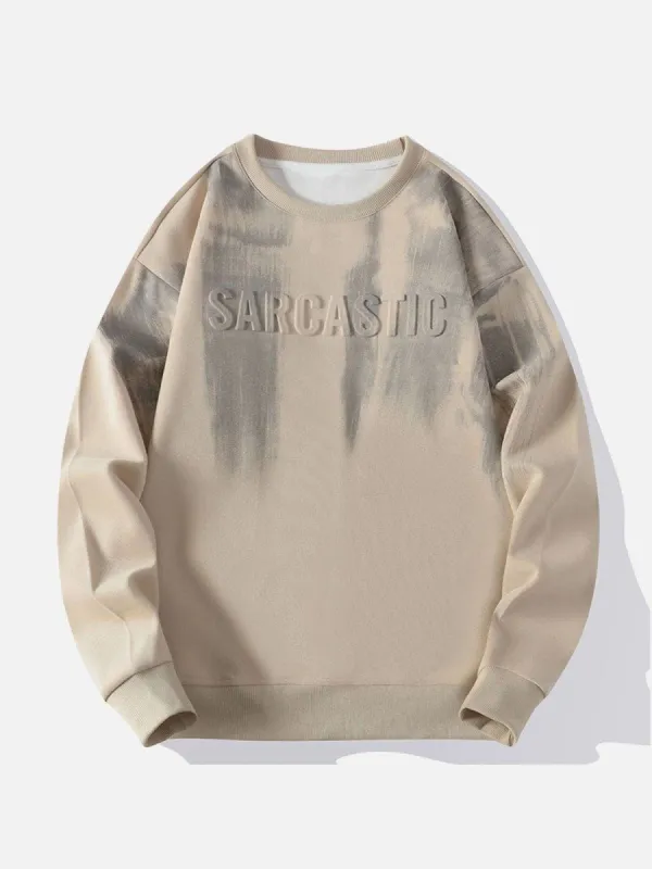 Tie Dye Monogram Print Sweatshirt sold by Aelfric Eden