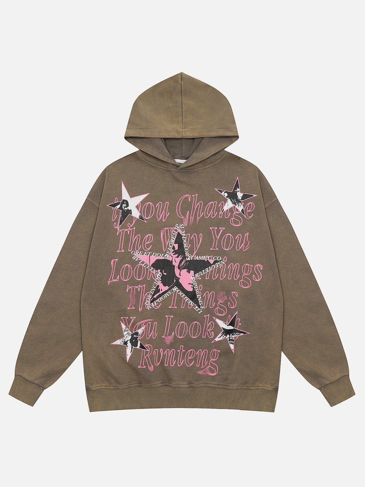 Aelfric Eden Star Portrait Graphic Hoodie sold by Aelfric Eden