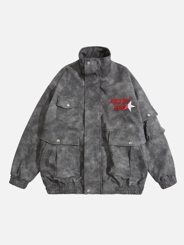 Aelfric Eden Multi Pocket Stand-Up Collar Jacket sold by Aelfric Eden