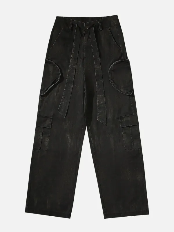Multi Pocket Washed Cargo Pants sold by Aelfric Eden
