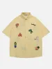 Aelfric Eden Cartoon Embroidery Short Sleeve Shirt sold by Aelfric Eden