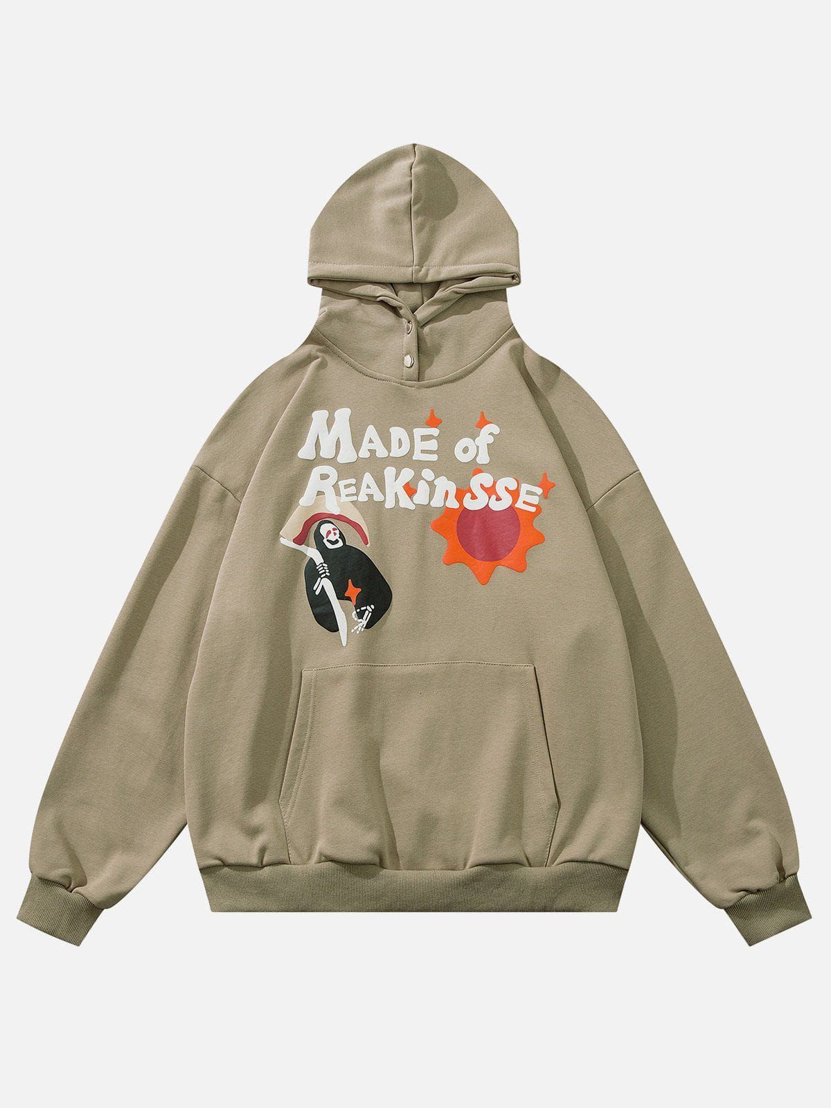 Aelfric Eden Funny Grim Reaper Print Hoodie sold by Aelfric Eden