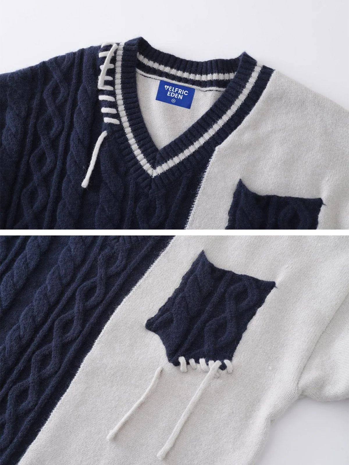 Aelfric Eden Patchwork Crochet Sweater sold by Aelfric Eden product image thumbnail 4