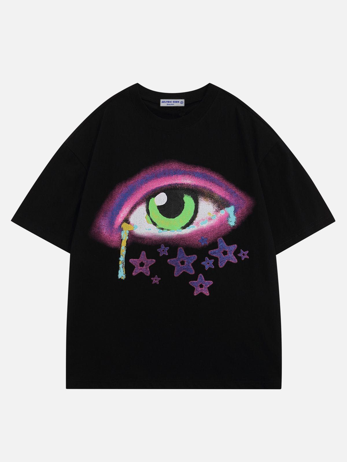 Aelfric Eden Eyes Print Tee sold by Aelfric Eden product image thumbnail 3