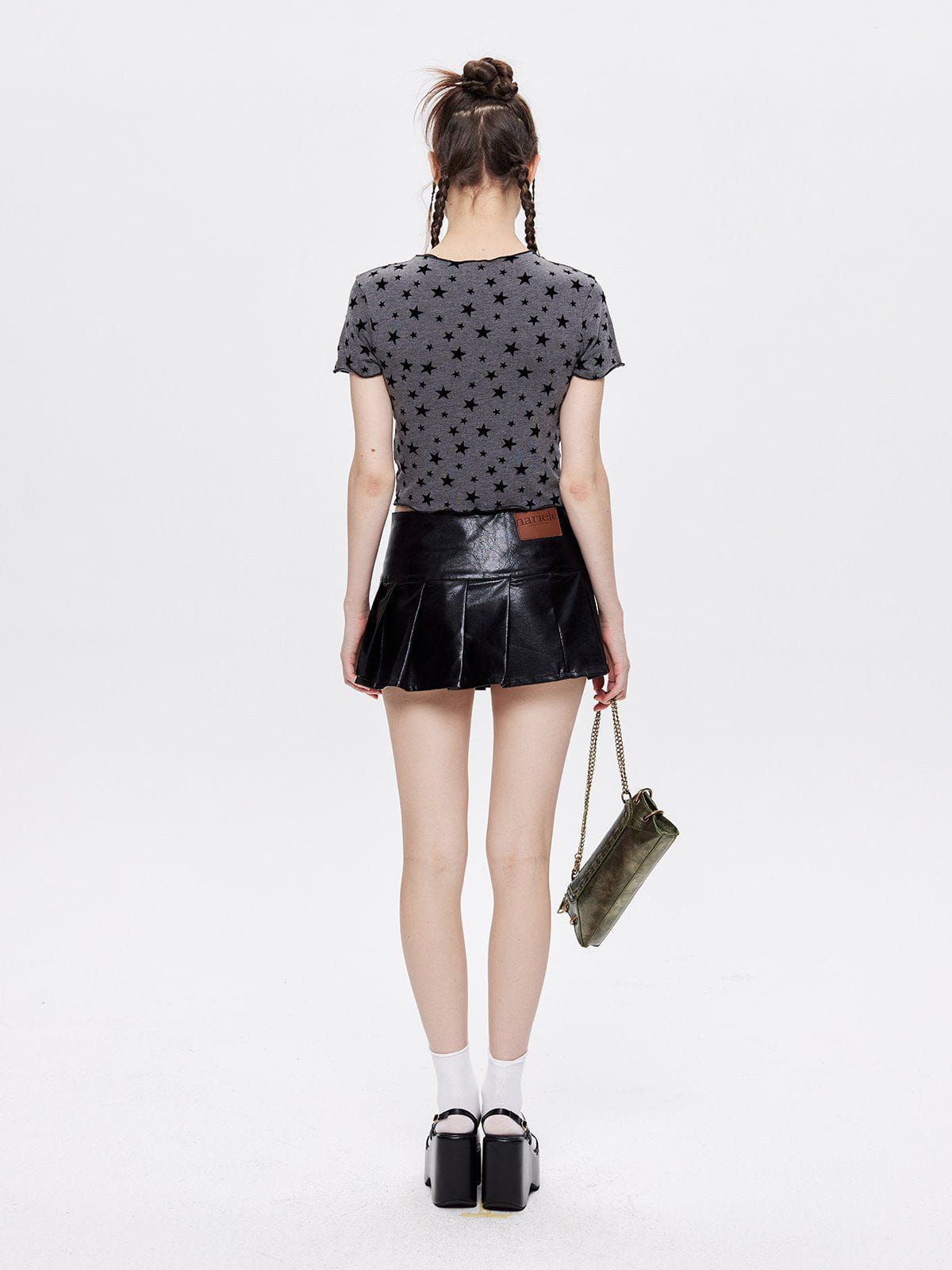 V-neck Star Print Tee sold by Aelfric Eden product image thumbnail 3