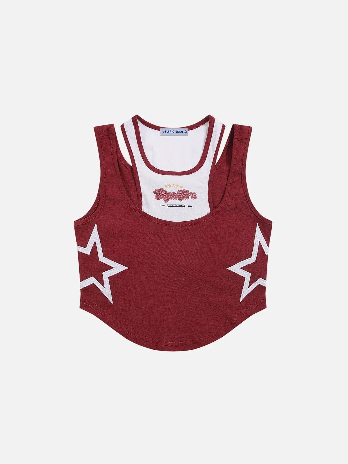 Embroidery Star Tank Top sold by Aelfric Eden