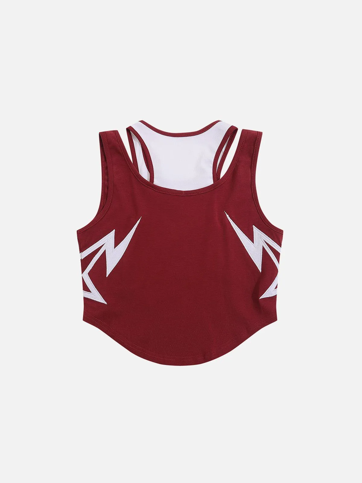 Embroidery Star Tank Top sold by Aelfric Eden product image thumbnail 3