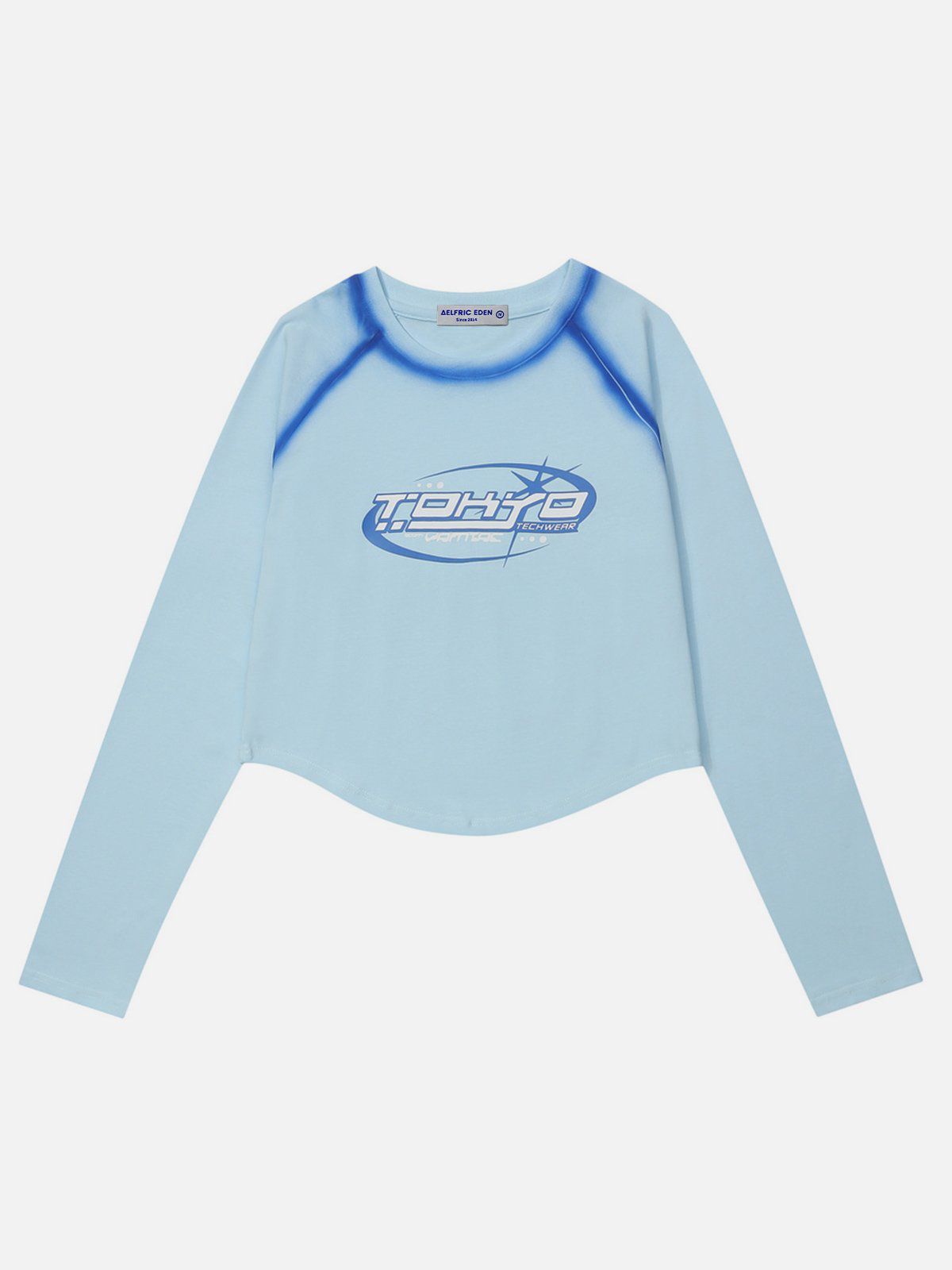 Irregular Hem Letter Print Long Sleeve sold by Aelfric Eden