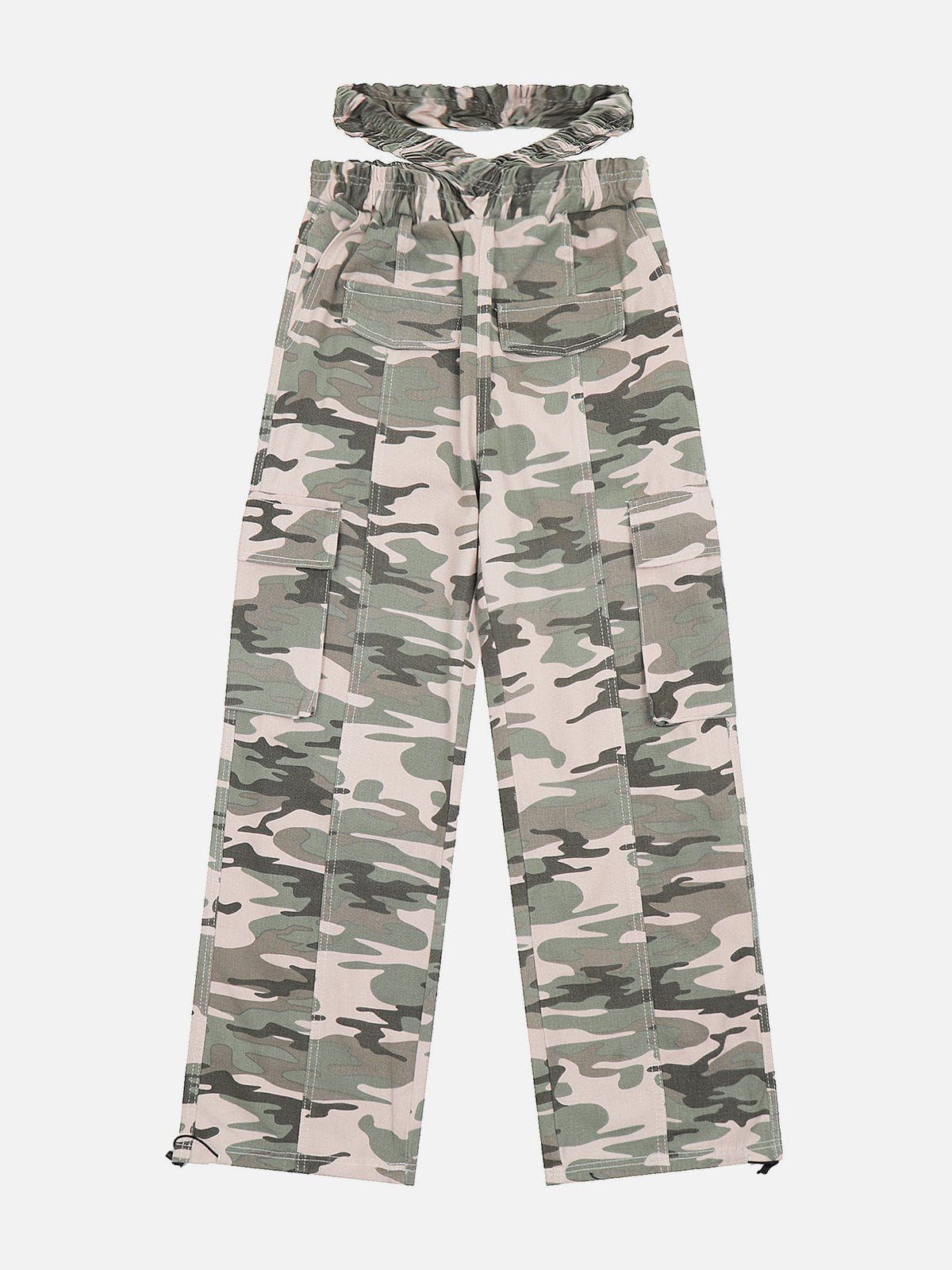Camouflage Multi-Pocket Cargo Pants sold by Aelfric Eden
