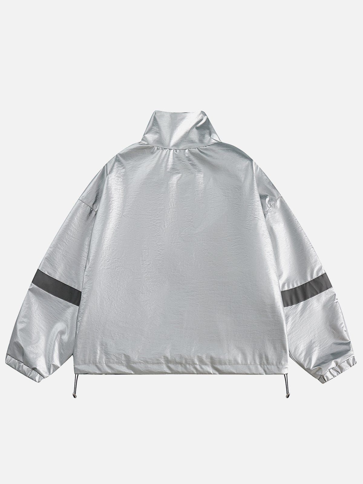 Irregular Zip Up Patchwork Jacket sold by Aelfric Eden product image thumbnail 3