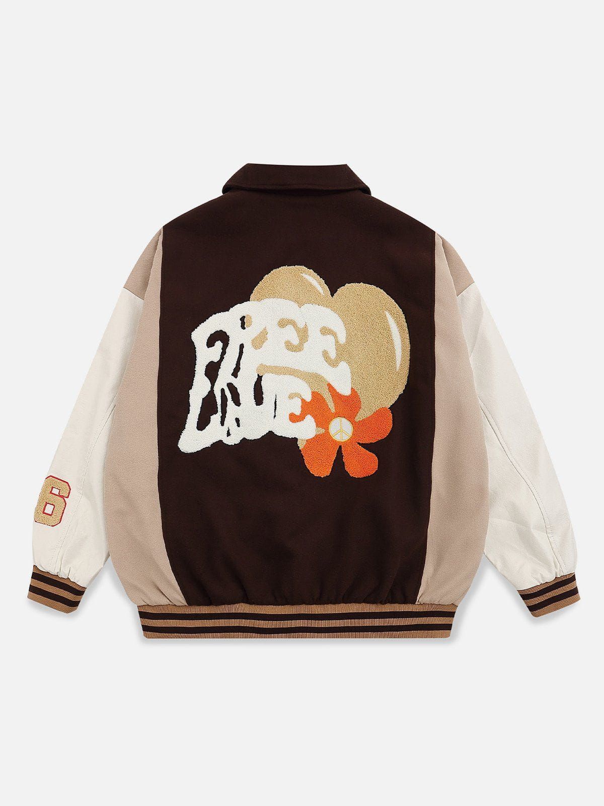 Aelfric Eden Color Blocking Varsity Jacket sold by Aelfric Eden product image thumbnail 3